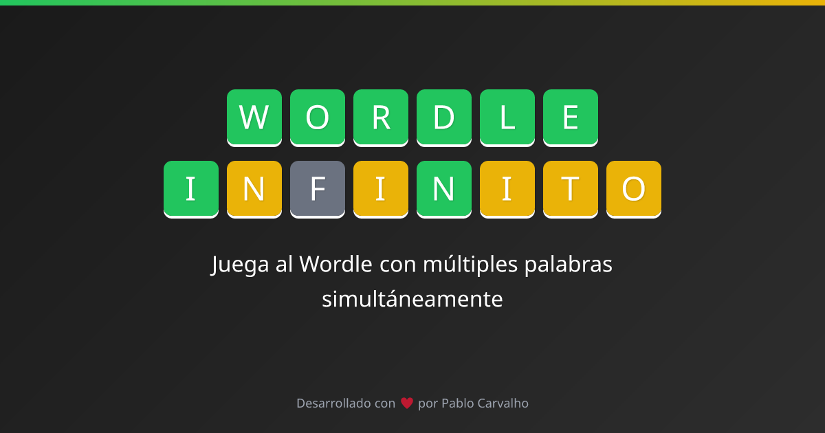 Wordle Infinito